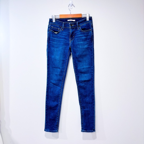 LEVI'S 711 Blue skinny jeans - Picture 2 of 10